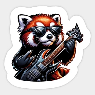 Cute Rock Animal - Red Panda Sticker